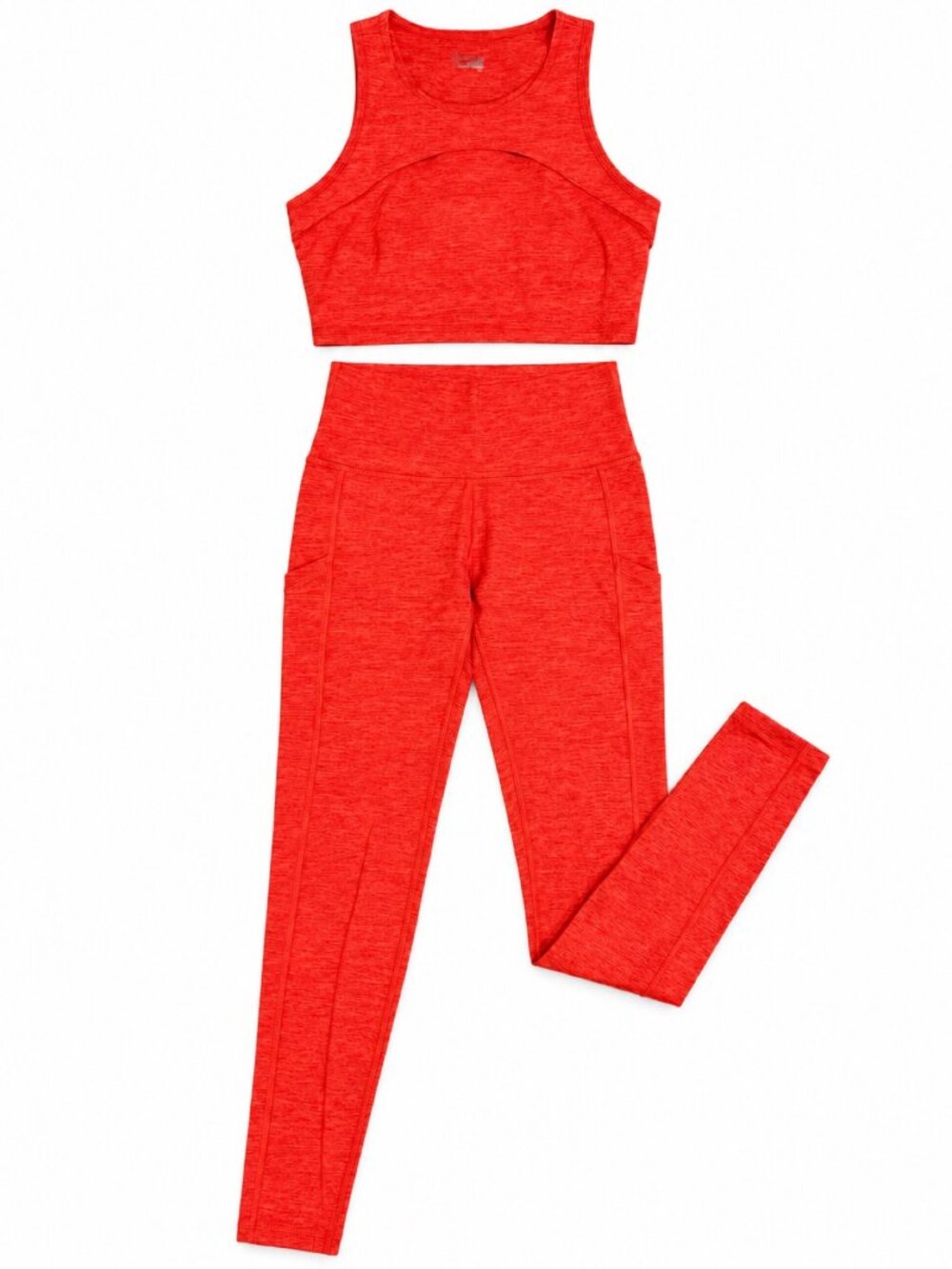 OFFLINE by Aerie Red Athletic Set Leggings & Cropped Tank S